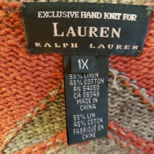 Lauren by Ralph Lauren Indian Blanket Sweater